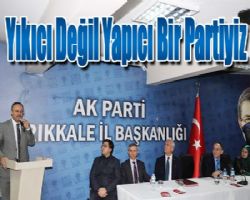 AK Parti Gen.Ba.Yardmcs, Turan,kc Deil Yapc Bir Partiyiz